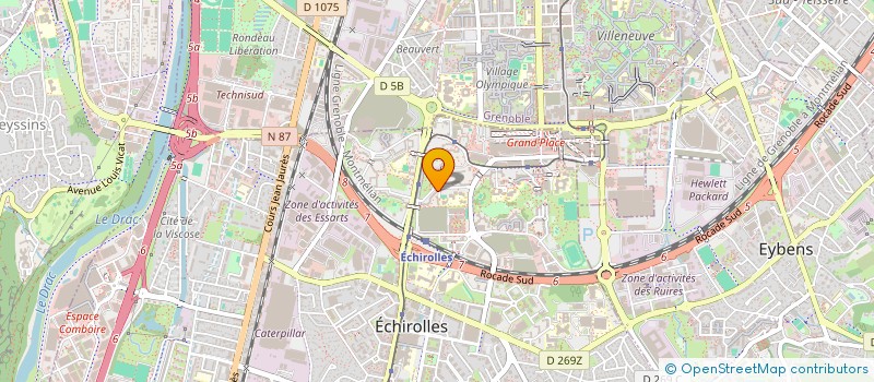 localisation de l'entreprise MONSIEUR ROGER NGAMBI SAK à ECHIROLLES