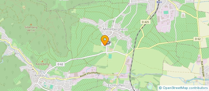 localisation de l'entreprise MONSIEUR ROGER NUSS  MITTELBERGHEIM