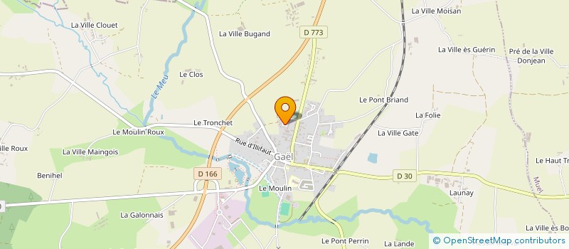 localisation de l'entreprise MONSIEUR ROGER OGER à GAEL