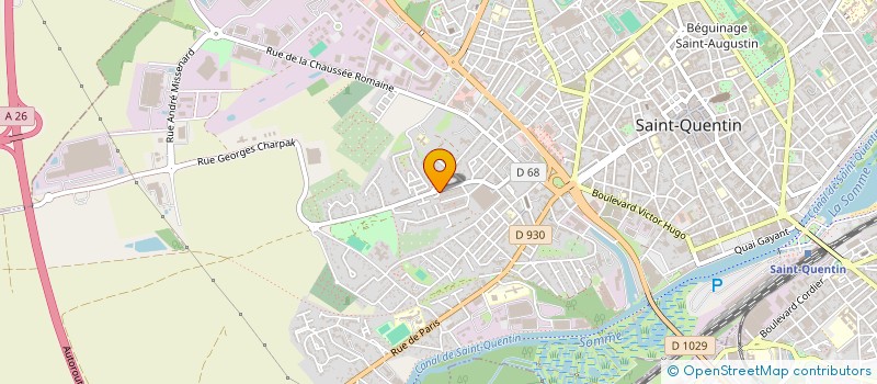 localisation de l'entreprise MONSIEUR ROGER OGRETMEN à SAINT-QUENTIN