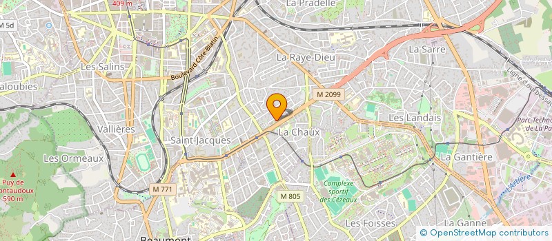 localisation de l'entreprise MONSIEUR ROGER ORTUNO  CLERMONT-FERRAND