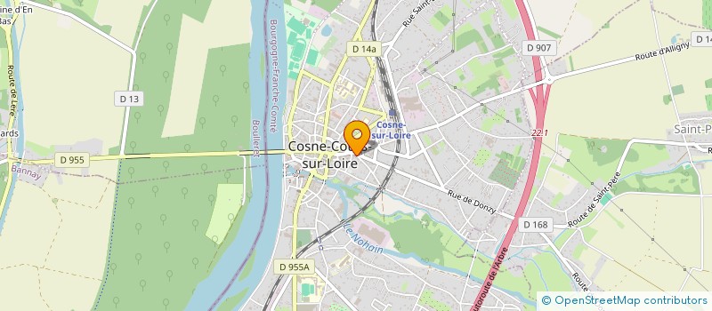 localisation de l'entreprise MONSIEUR ROGER OUDELET à COSNE-COURS-SUR-LOIRE