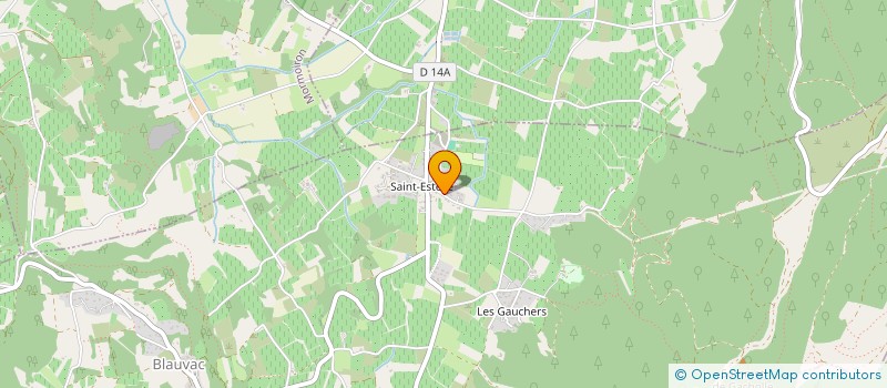 localisation de l'entreprise MONSIEUR ROGER PAGE  BLAUVAC