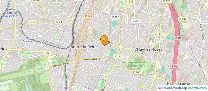 localisation de l'entreprise MONSIEUR ROGER PAPAY à BOURG-LA-REINE