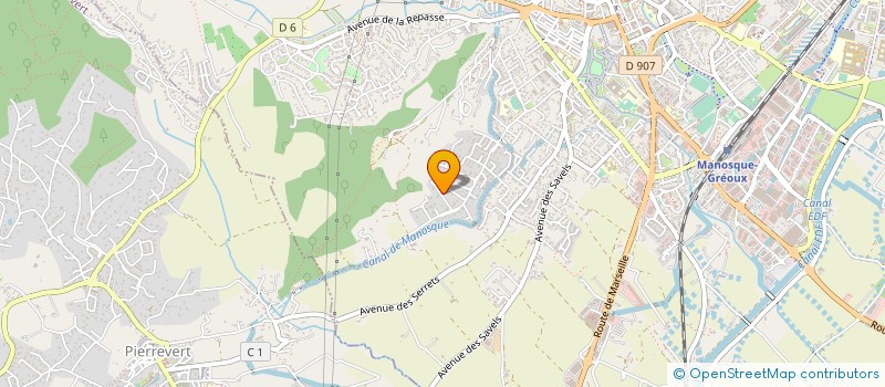 localisation de l'entreprise MONSIEUR ROGER PARRAUD  MANOSQUE