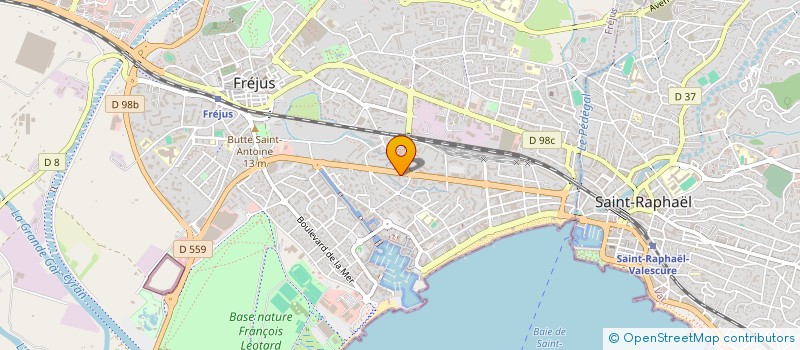 localisation de l'entreprise MONSIEUR ROGER PASQUALINI à FREJUS