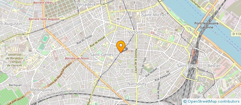 localisation de l'entreprise MONSIEUR ROGER PATOUILLAT  BORDEAUX