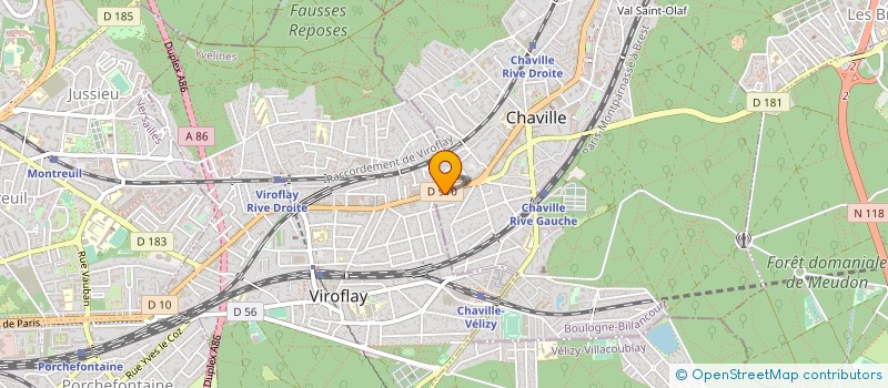 localisation de l'entreprise MONSIEUR ROGER PEREIRA à CHAVILLE