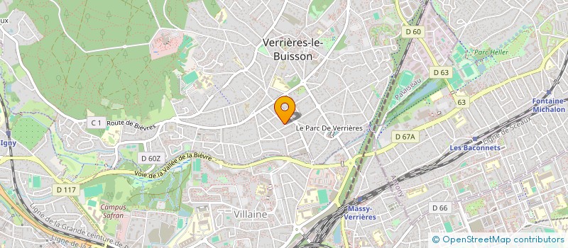 localisation de l'entreprise MONSIEUR ROGER PEREZ à VERRIERES-LE-BUISSON