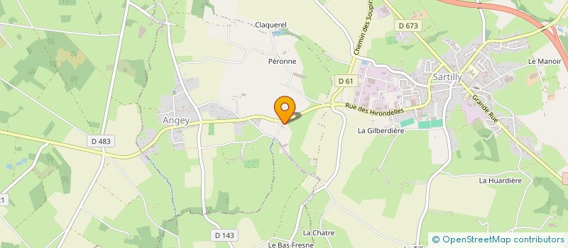 localisation de l'entreprise MONSIEUR ROGER PERIGAULT  SARTILLY-BAIE-BOCAGE