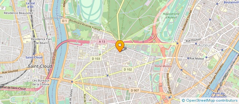 localisation de l'entreprise MONSIEUR ROGER PERIQUET à BOULOGNE-BILLANCOURT