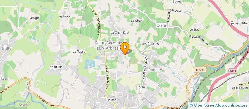 localisation de l'entreprise MONSIEUR ROGER PERRAS  SAINT-GERMAIN-NUELLES