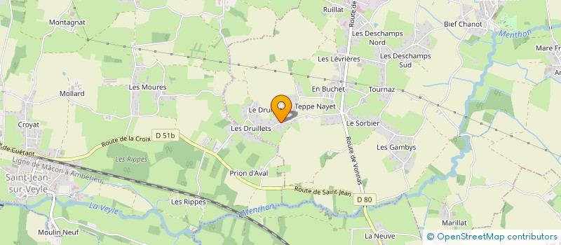 localisation de l'entreprise MONSIEUR ROGER PERRAUD à SAINT-CYR-SUR-MENTHON