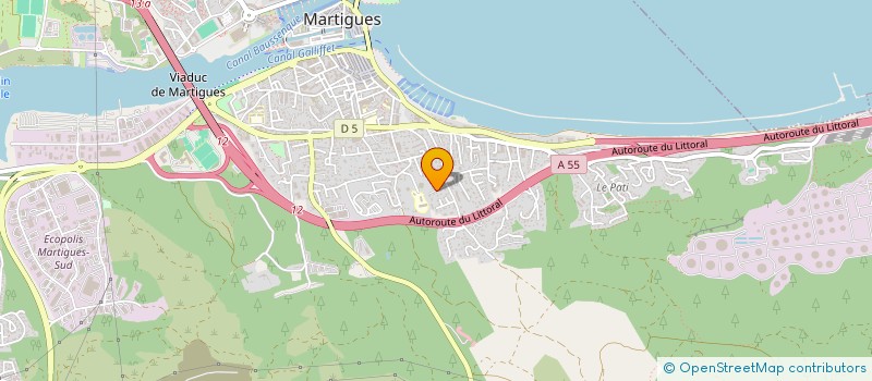 localisation de l'entreprise MONSIEUR ROGER PERRIER  MARTIGUES