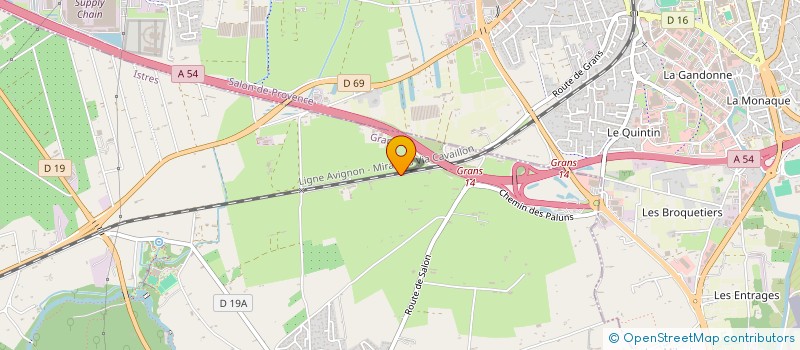 localisation de l'entreprise MONSIEUR ROGER PERRIN  GRANS