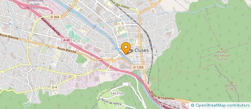 localisation de l'entreprise MONSIEUR ROGER PERROLLAZ à CLUSES