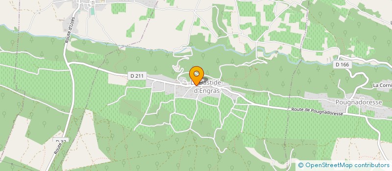 localisation de l'entreprise MONSIEUR ROGER PESENTI à LA BASTIDE-D'ENGRAS