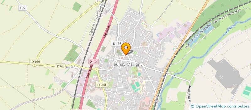 localisation de l'entreprise MONSIEUR ROGER PETIT  JAUNAY-MARIGNY