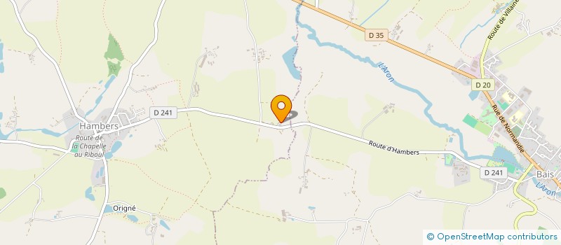 localisation de l'entreprise MONSIEUR ROGER PETITHOMME  HAMBERS