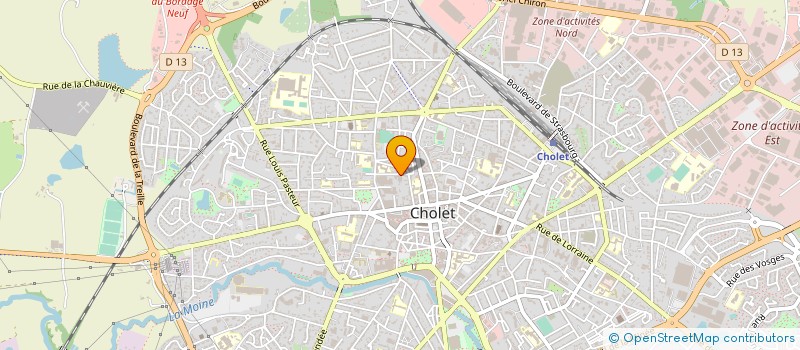 localisation de l'entreprise MONSIEUR ROGER PEYRE  CHOLET
