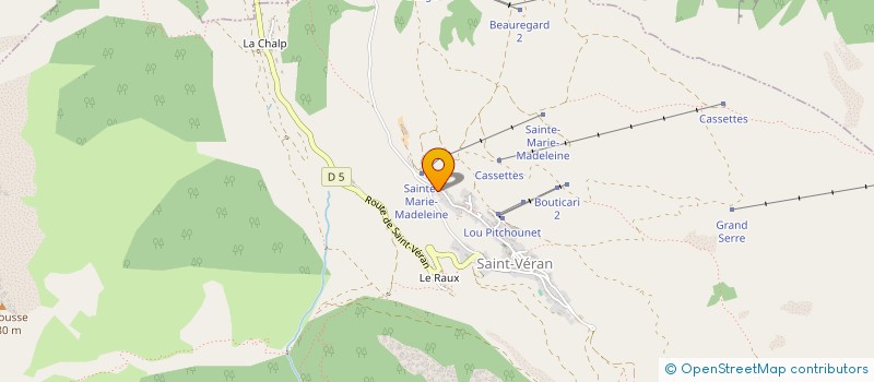 localisation de l'entreprise MONSIEUR ROGER PHILIP  SAINT-VERAN