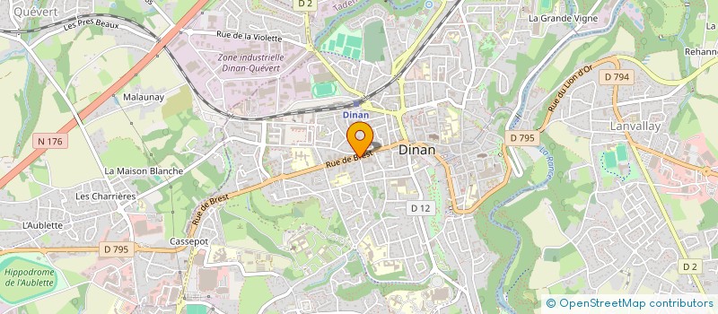 localisation de l'entreprise MONSIEUR ROGER PHILIPPOT  DINAN