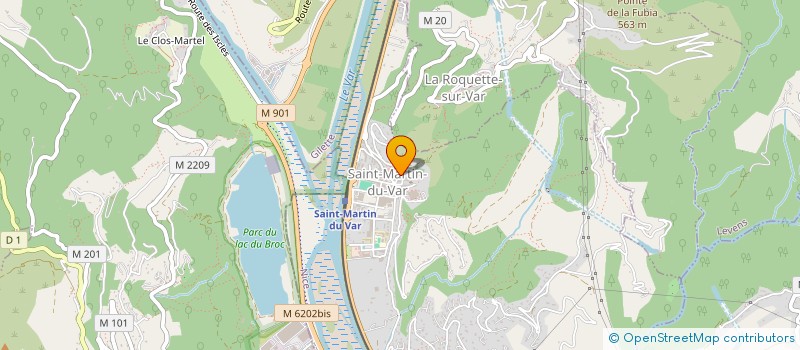 localisation de l'entreprise MONSIEUR ROGER PIANETTI  SAINT-MARTIN-DU-VAR