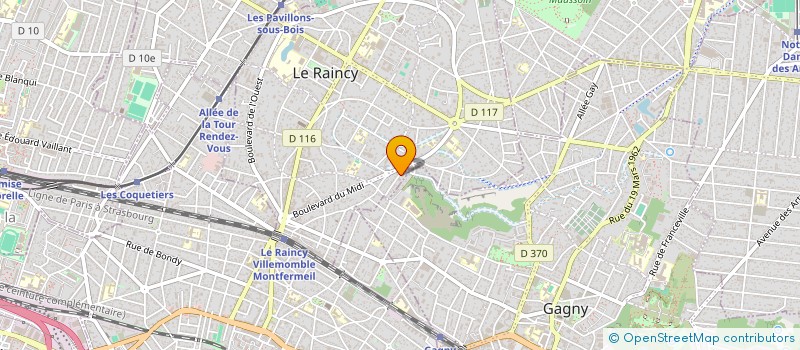 localisation de l'entreprise MONSIEUR ROGER PICARD à LE RAINCY