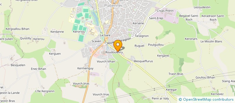 localisation de l'entreprise MONSIEUR ROGER PICART  PLABENNEC