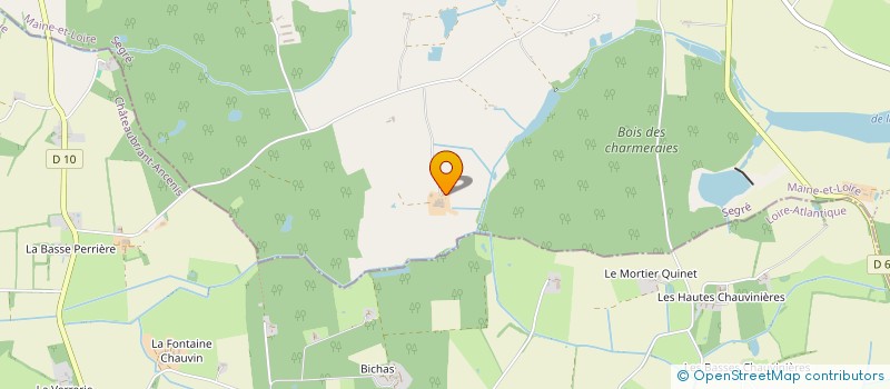 localisation de l'entreprise MONSIEUR ROGER PICHOT à VALLONS-DE-L'ERDRE
