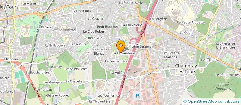 localisation de l'entreprise MONSIEUR ROGER PICHOT à CHAMBRAY-LES-TOURS
