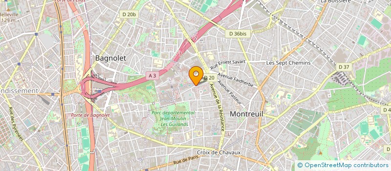 localisation de l'entreprise MONSIEUR ROGER PICOT à MONTREUIL