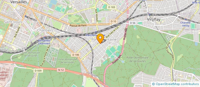 localisation de l'entreprise MONSIEUR ROGER PILLOT à VERSAILLES