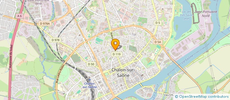 localisation de l'entreprise MONSIEUR ROGER PLAGNARD  CHALON-SUR-SAONE