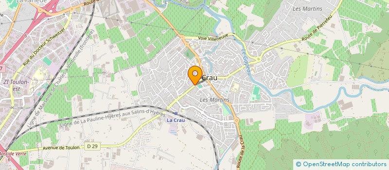 localisation de l'entreprise MONSIEUR ROGER PLANUS  LA CRAU