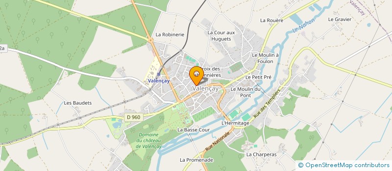 localisation de l'entreprise MONSIEUR ROGER PLAT à VALENCAY