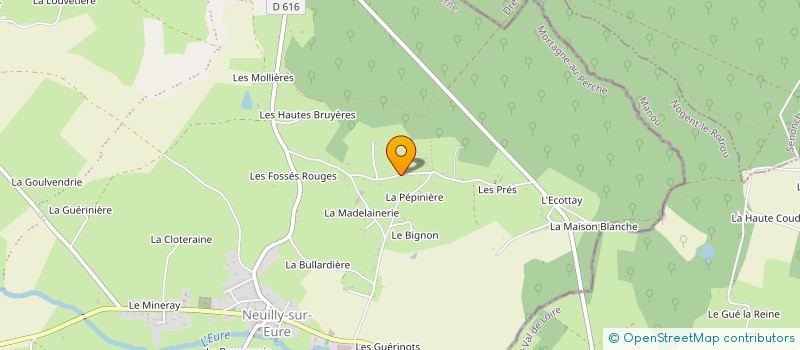 localisation de l'entreprise MONSIEUR ROGER PLESSIS à LONGNY LES VILLAGES