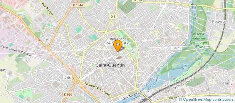 localisation de l'entreprise MONSIEUR ROGER PLISSON à SAINT-QUENTIN