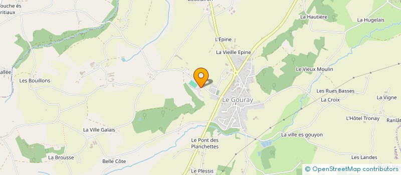 localisation de l'entreprise MONSIEUR ROGER POILVERT à LE MENE