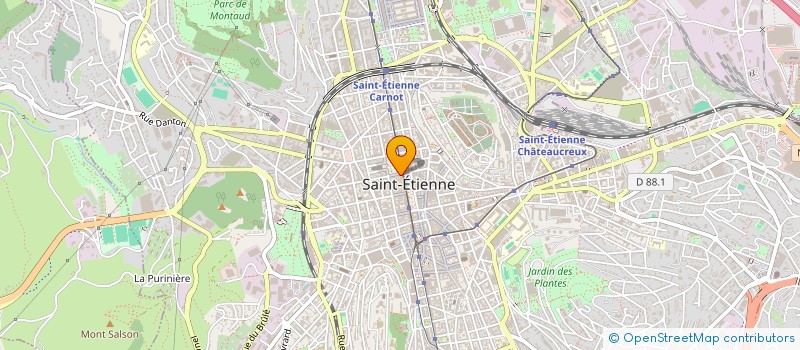 localisation de l'entreprise MONSIEUR ROGER POINAS  SAINT-ETIENNE