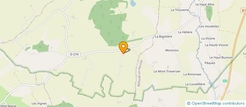 localisation de l'entreprise MONSIEUR ROGER POIRIER à VAUNOISE