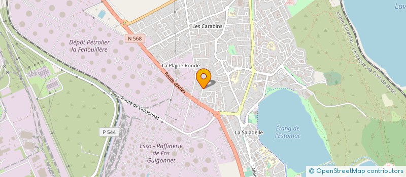 localisation de l'entreprise MONSIEUR ROGER PONTIER à FOS-SUR-MER