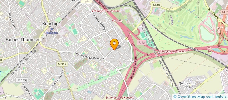 localisation de l'entreprise MONSIEUR ROGER PORTE  RONCHIN