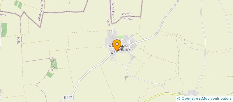 localisation de l'entreprise MONSIEUR ROGER POULAIN  PERCENEIGE