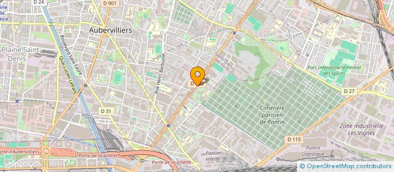 localisation de l'entreprise MONSIEUR ROGER POULIN à PANTIN