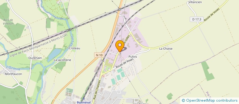 localisation de l'entreprise MONSIEUR ROGER POUSSET à BONNEVAL
