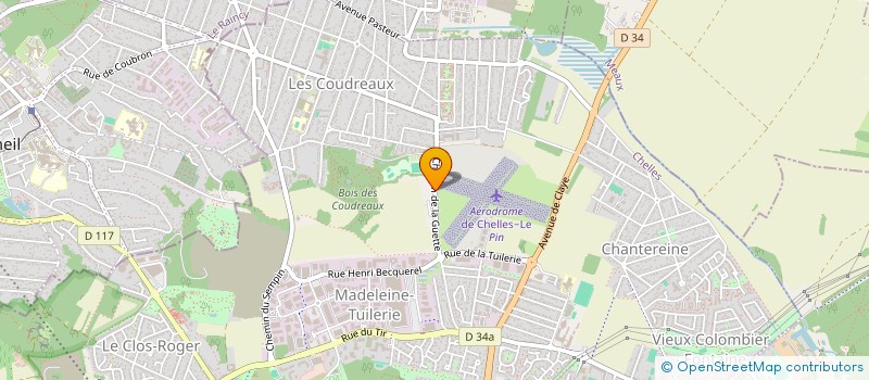 localisation de l'entreprise MONSIEUR ROGER PRIN  CHELLES