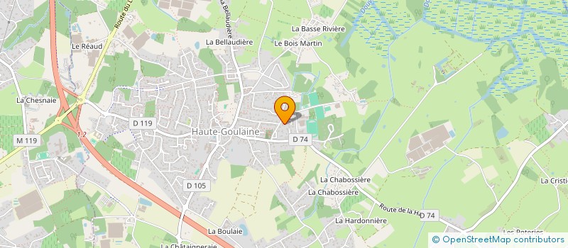 localisation de l'entreprise MONSIEUR ROGER PRIOU à HAUTE-GOULAINE