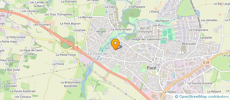 localisation de l'entreprise MONSIEUR ROGER PRODHOMME à PACE
