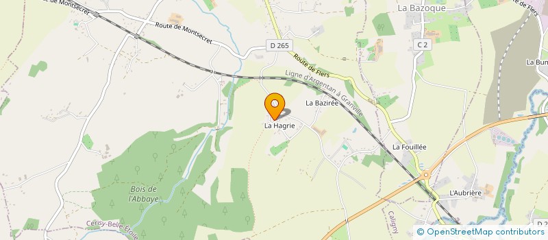 localisation de l'entreprise MONSIEUR ROGER PRUNIER à LANDISACQ